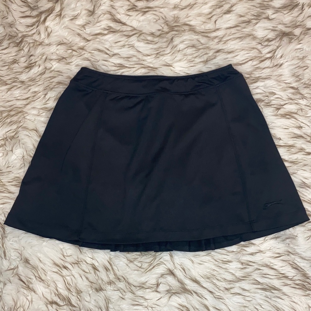 Slazenger Pleated Athletic Skort Black Size Small